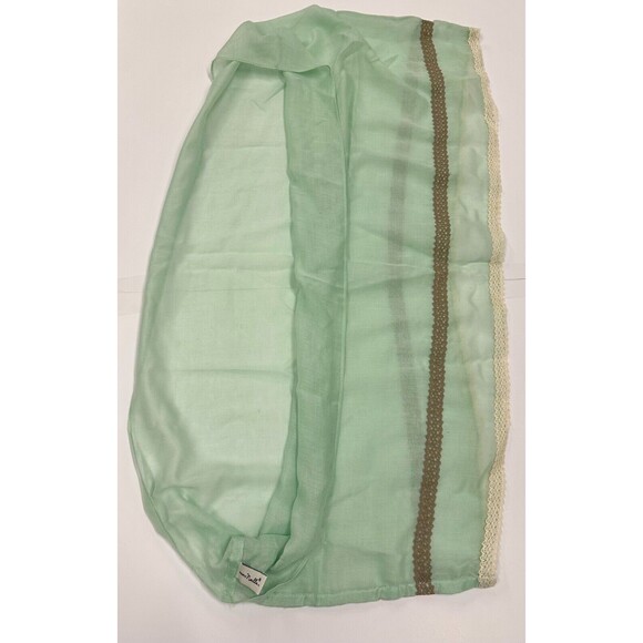 Simply Noelle Silk Blend Scarf Shawl Pastel Green - Picture 3 of 7